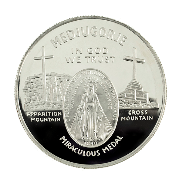The Miraculous Medjugorje Silver Round Bullion by the Amount