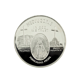 1/2 oz. Miraculous Medjugorje Silver Round